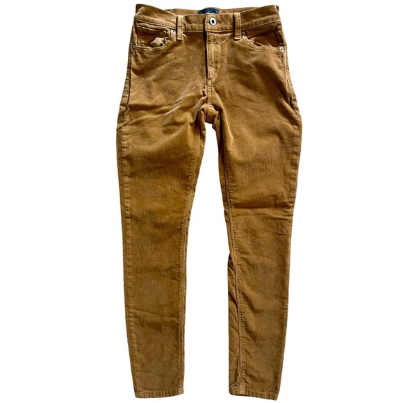 LUCKY BRAND Tan Brown Corduroy Brooke Skinny Pants, Size 2/26 - Picture 1 of 7